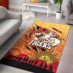 tigers-rugby-anzac-aboriginal-area-rug-tigers-rugby-with-remembrance-day-poppy-flower-area-rug