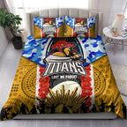 titans-rugby-anzac-aboriginal-bedding-set-titans-with-poppy-watercolor-flower-bedding-set
