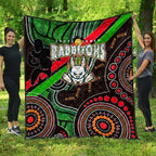 rabbitohs-rugby-anzac-aboriginal-quilt-rabbitohs-remembrance-day-with-poppy-flower-quilt