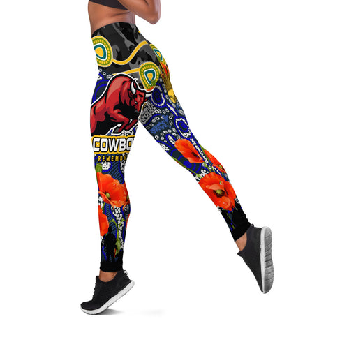 cowboys-rugby-leggings-anzac-aboriginal-cowboys-dot-painting-style