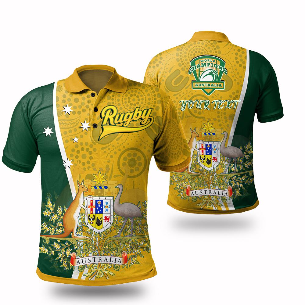 personalised-polo-shirt-australia-coat-of-arm-in-rugby-style