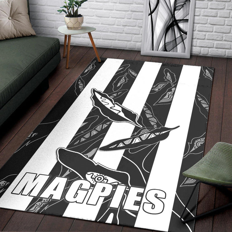 collingwood-magpies-area-rug-indigenous-guernsey-no1-version