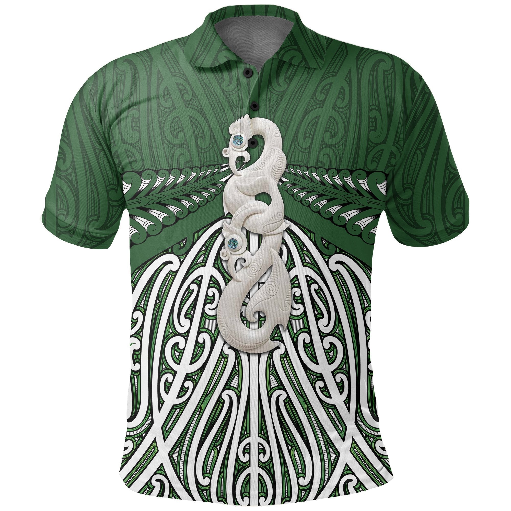 maori-moko-tattoo-polo-shirt-manaia-pounamu-golf-shirts