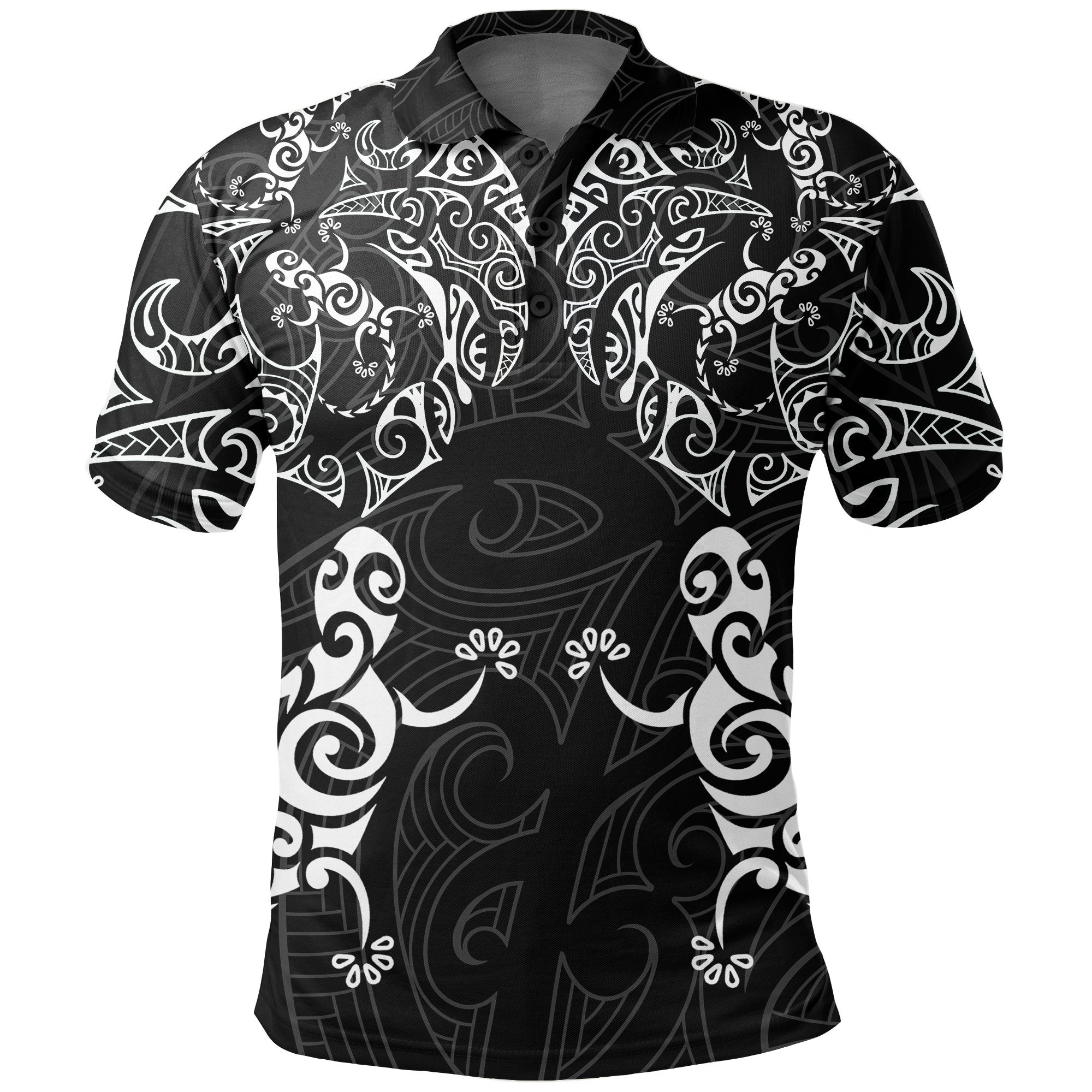 new-zealand-maori-polo-shirt-tribal-lizard-tattoo-pullover-golf-shirts