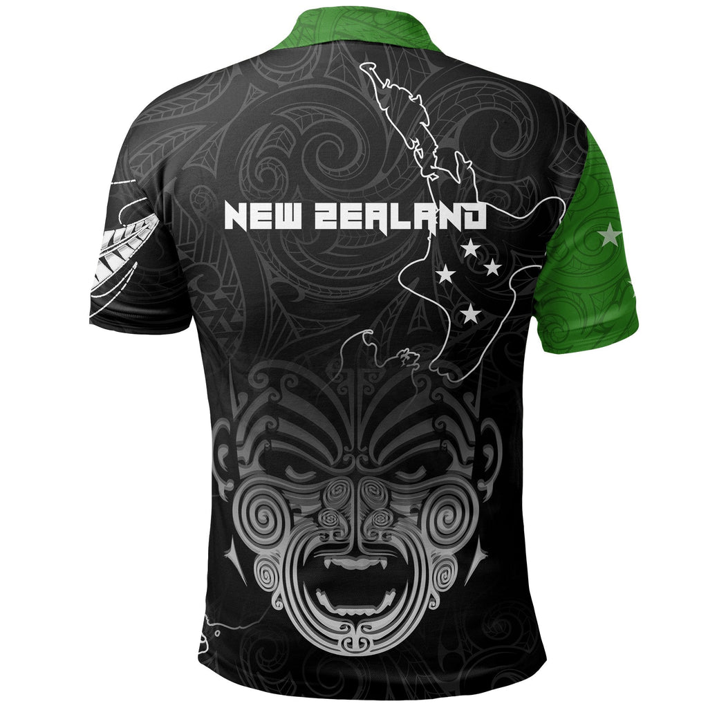new-zealand-maori-ta-moko-polo-green