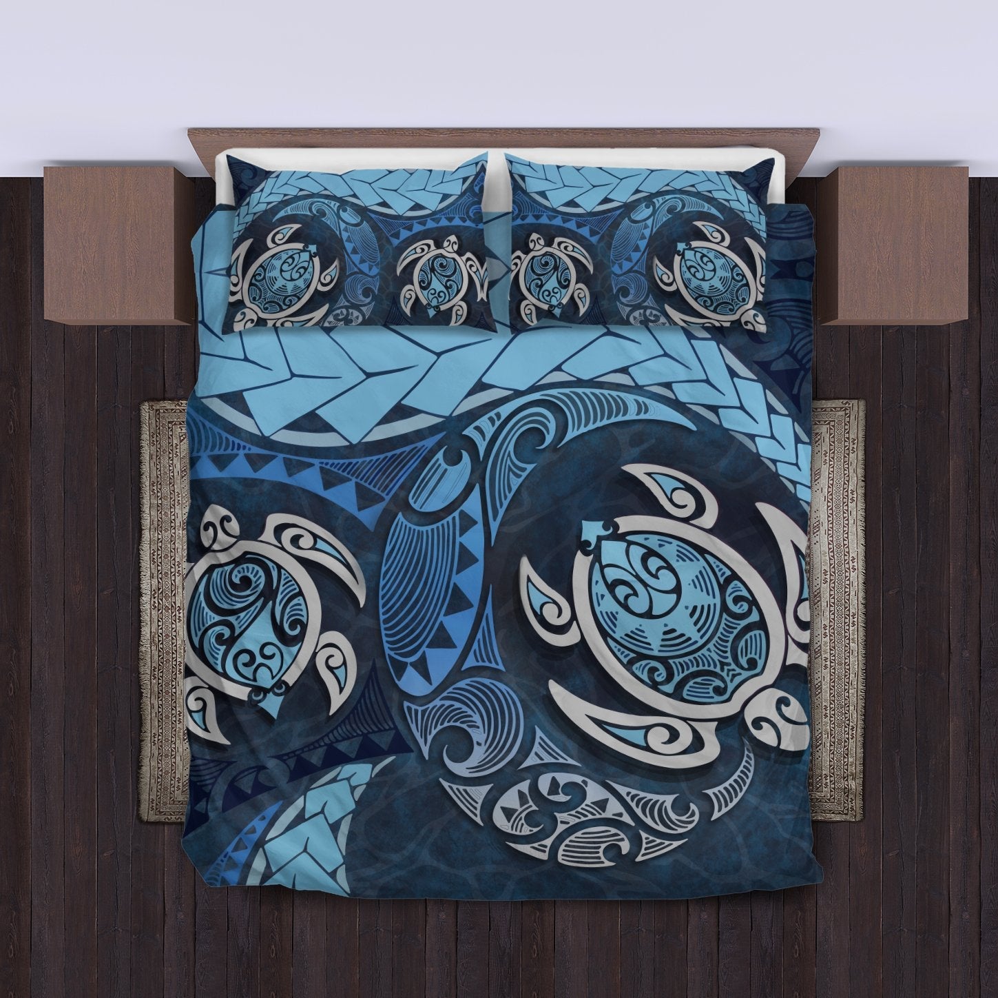 maori-turtles-new-zealand-bedding-set-blue