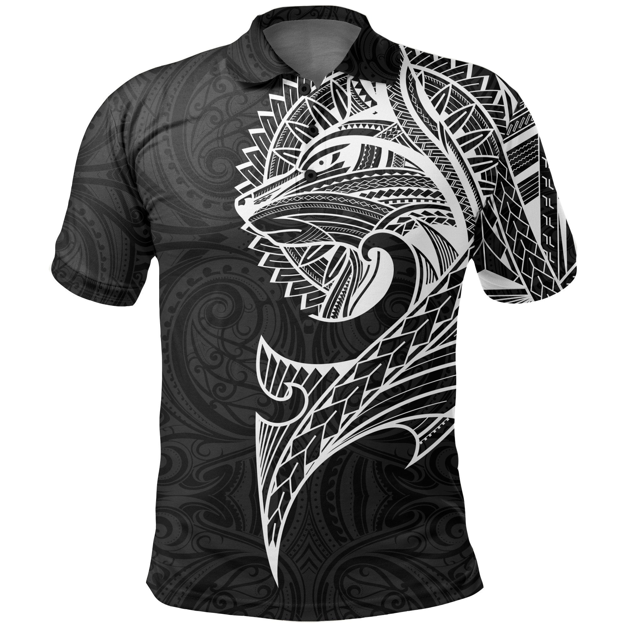 new-zealand-maori-polo-shirt-wolf-tattoo-golf-shirts