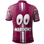maroons-rugby-polo-shirt-custom-kangaroo-aboriginal-indigenous-sport-style-polo-shirt