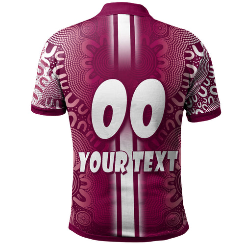 maroons-rugby-polo-shirt-custom-kangaroo-aboriginal-indigenous-sport-style-polo-shirt