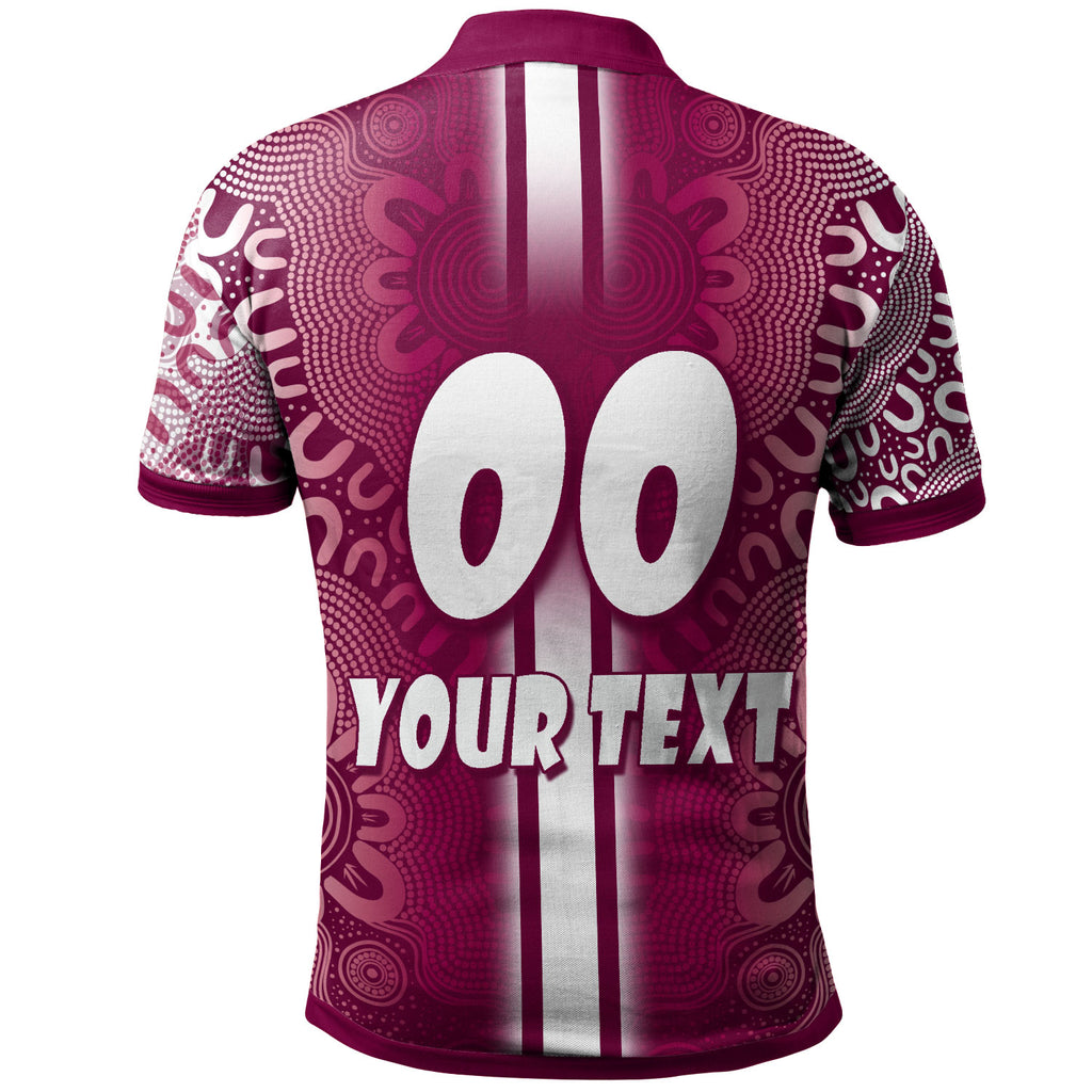 maroons-rugby-polo-shirt-custom-kangaroo-aboriginal-indigenous-sport-style-polo-shirt