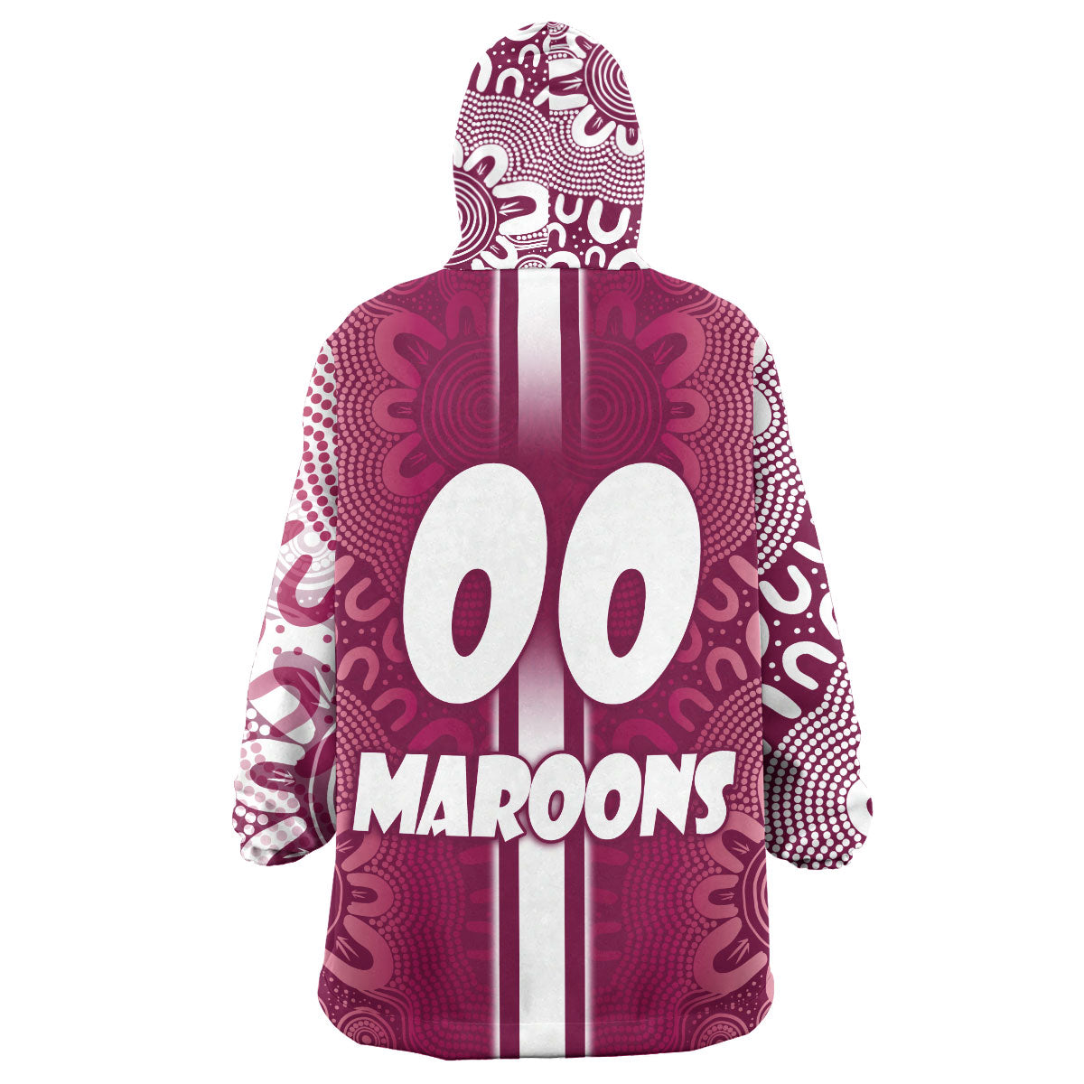 maroons-rugby-snug-hoodie-custom-kangaroo-aboriginal-indigenous-sport-style-oodie-blanket