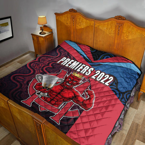 melbourne-football-2022-premiers-premium-quilt-demons-indigenous-style
