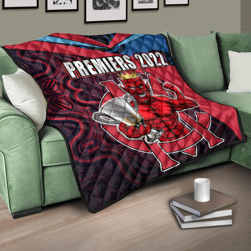 melbourne-football-2022-premiers-premium-quilt-demons-indigenous-style