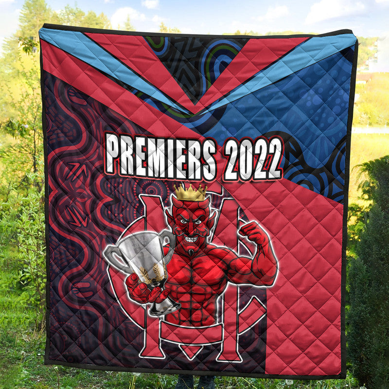 melbourne-football-2022-premiers-premium-quilt-demons-indigenous-style