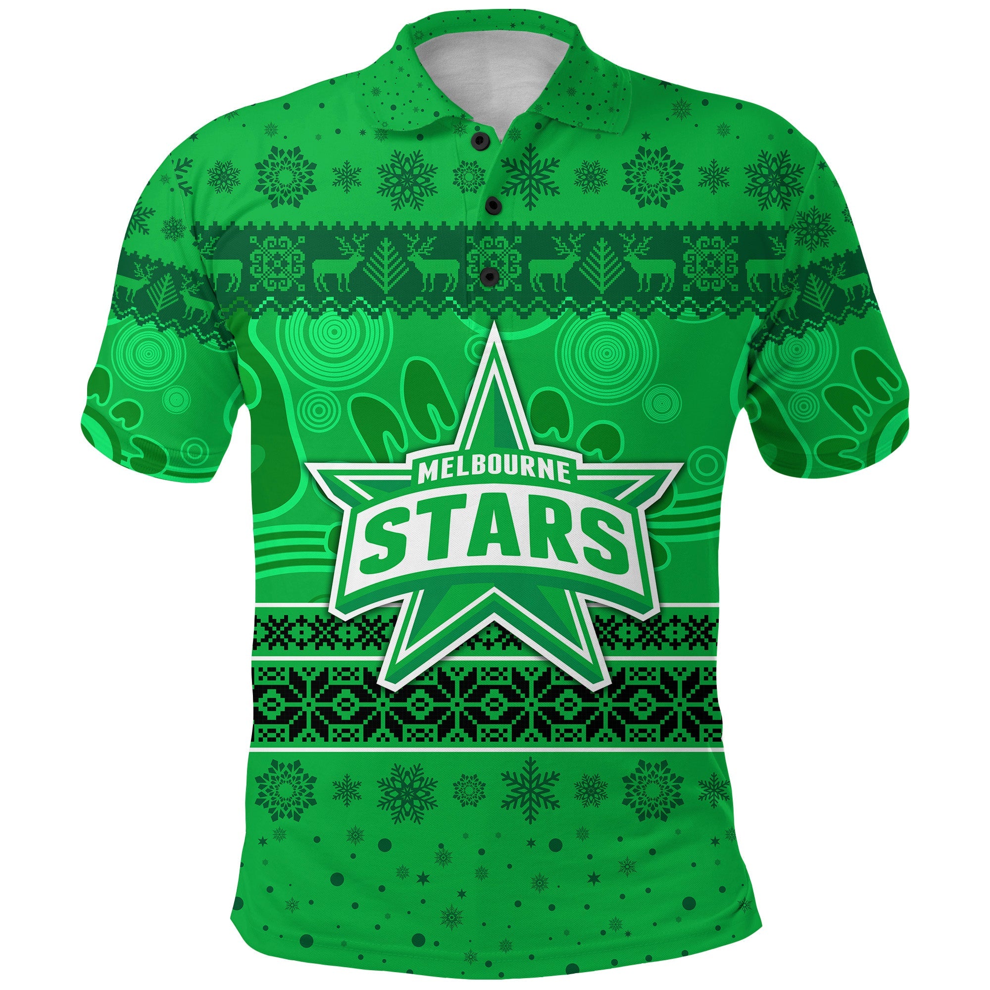 melbourne-stars-polo-shirt-christmas-simple-style