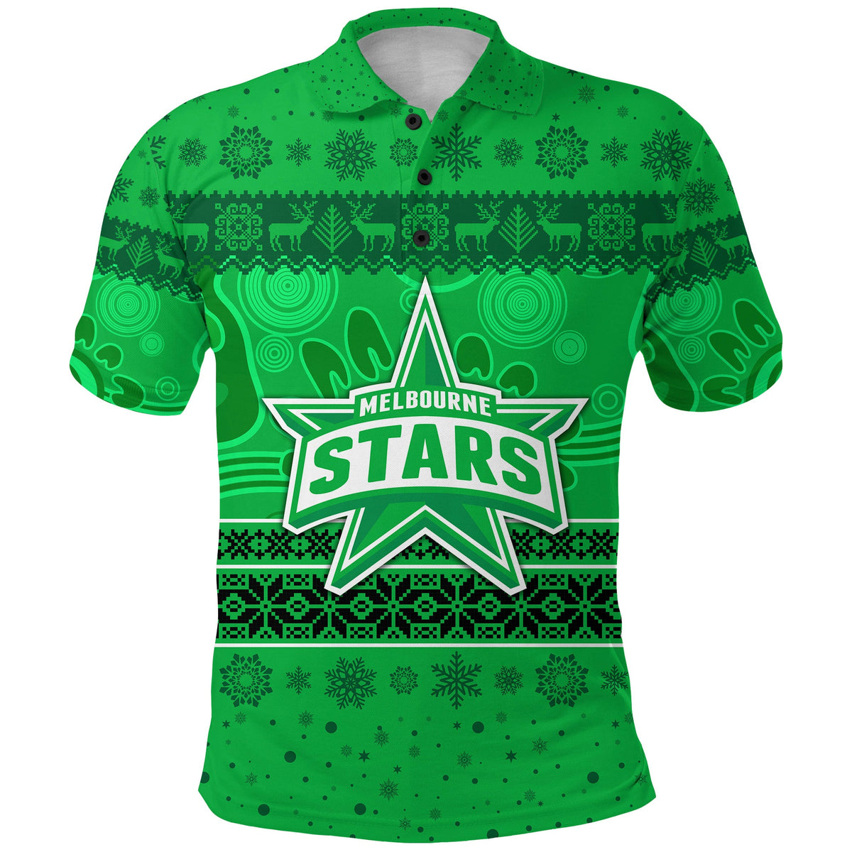 custom-personalised-melbourne-stars-polo-shirt-christmas-simple-style