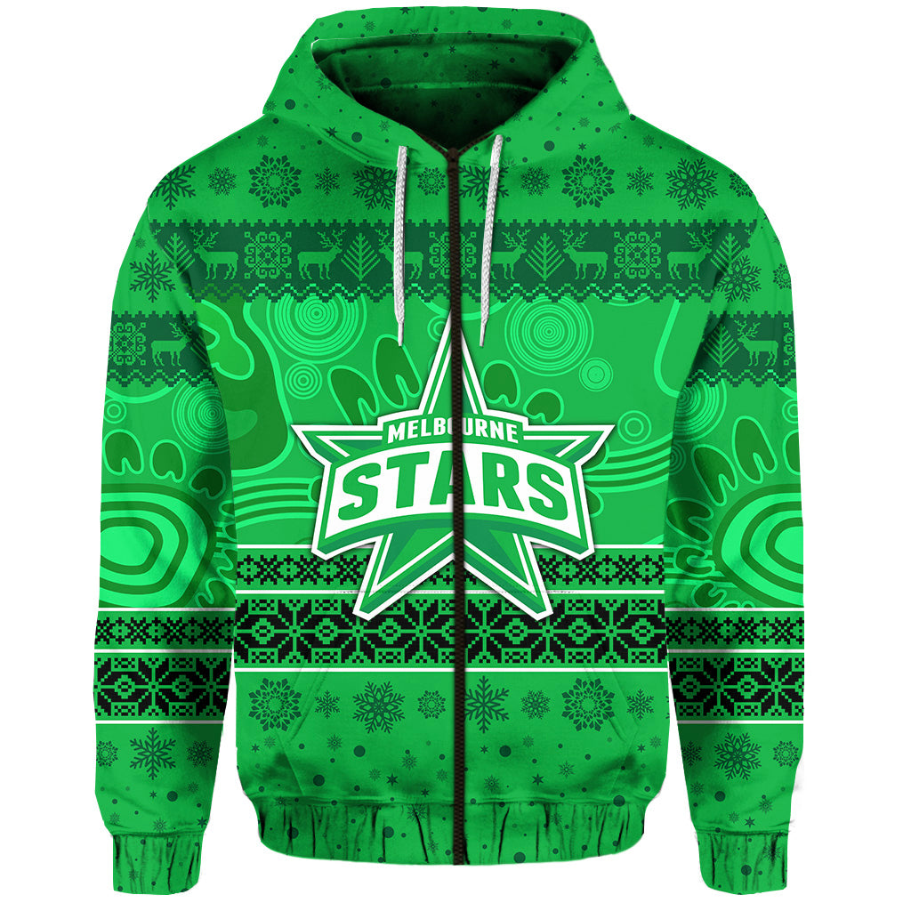 melbourne-stars-zip-hoodie-christmas-simple-style