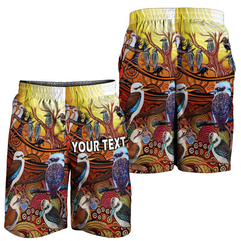 custom-personalised-australia-kookaburra-dreaming-aboriginal-arty-style-men-short