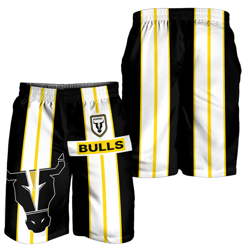 custom-personalised-macarthur-soccer-men-shorts-bulls-mascot