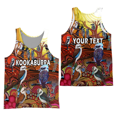 custom-personalised-australia-kookaburra-dreaming-aboriginal-arty-style-men-tank-top