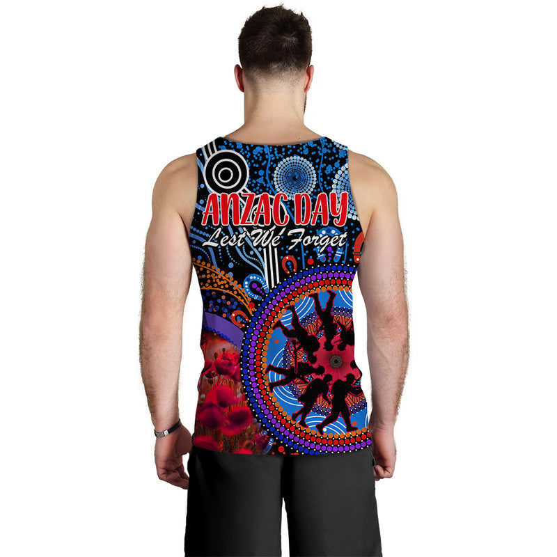 australia-anzac-day-men-tank-top-aboriginal-military-and-poppy-flowers-style