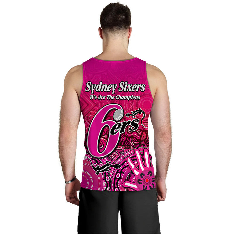 sydney-sixers-champions-men-tank-top-lizard-indigenous-aboriginal