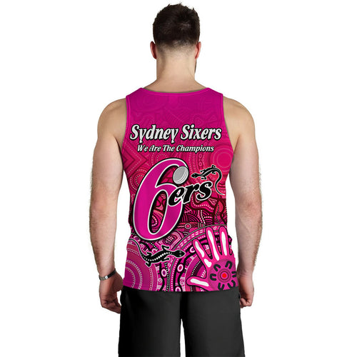 sydney-sixers-champions-men-tank-top-lizard-indigenous-aboriginal