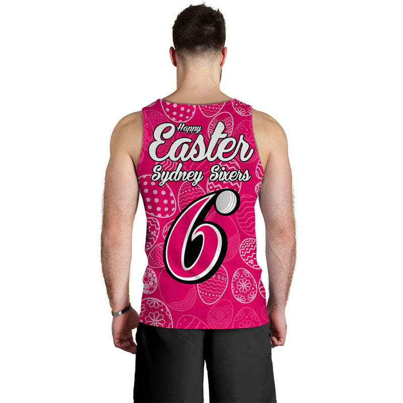 sydney-sixers-cricket-happy-easter-day-men-tank-top-simple-style