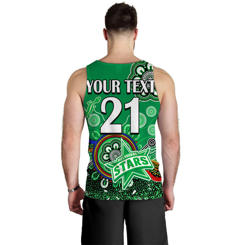 custom-personalised-melbourne-stars-men-tank-top-cricket-indigenous-aboriginal-lizard-version