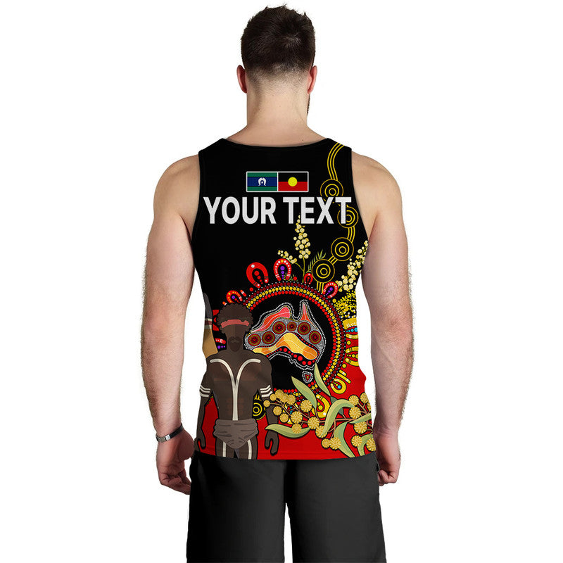 custom-personalised-naidoc-2023-indigenous-men-tank-top-australia-map-with-golden-wattle