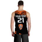 custom-personalised-brisbane-roar-soccer-men-tank-top-the-roar-mascot