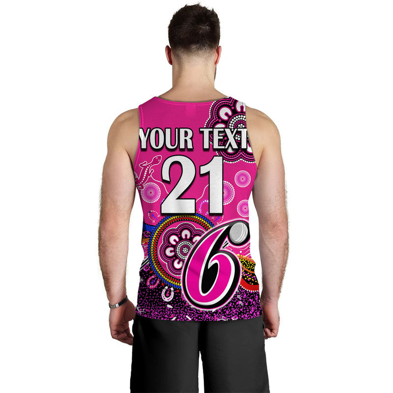 custom-personalised-sydney-sixers-men-tank-top-cricket-indigenous-aboriginal-lizard-version