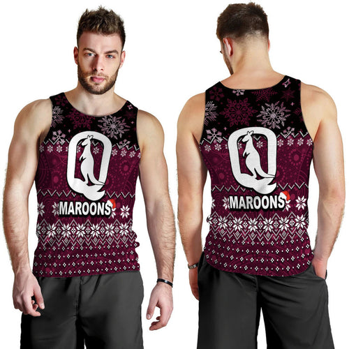 qld-maroons-chritmas-2022-men-tank-top-rugby