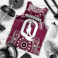 Queensland Maroons Men Tank Top  Aboriginal  LT6
