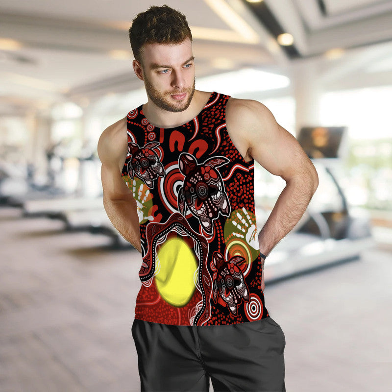 aboriginal-flag-naidoc-turtle-men-tank-top