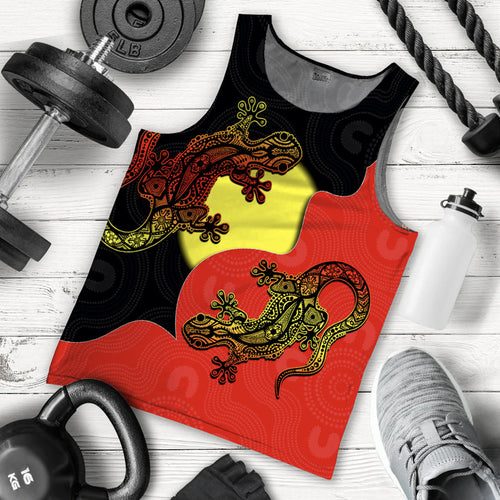 aboriginal-flag-mix-lizard-men-tank-top