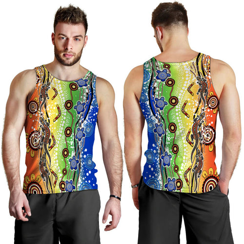 naidoc-aboriginal-lizard-and-turtle-men-tank-top