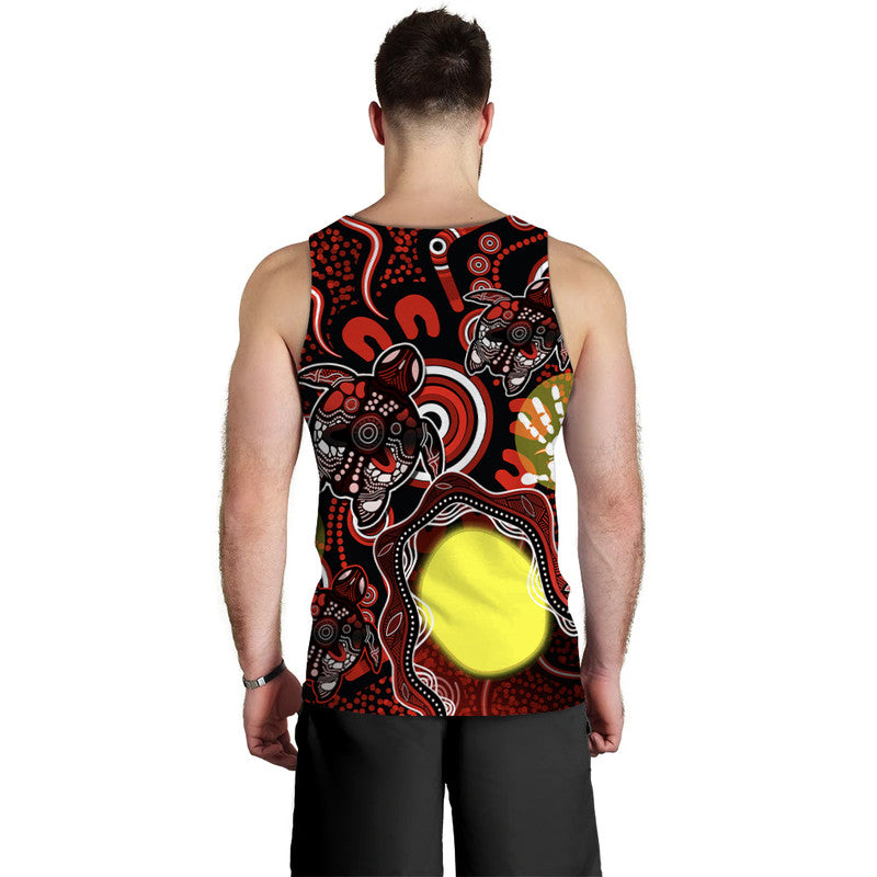 aboriginal-flag-naidoc-turtle-men-tank-top