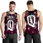 QLD Maroons Men Tank Top  Aboriginal  LT6