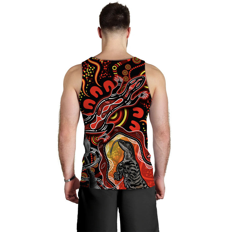aboriginal-lizard-men-tank-top-red-color