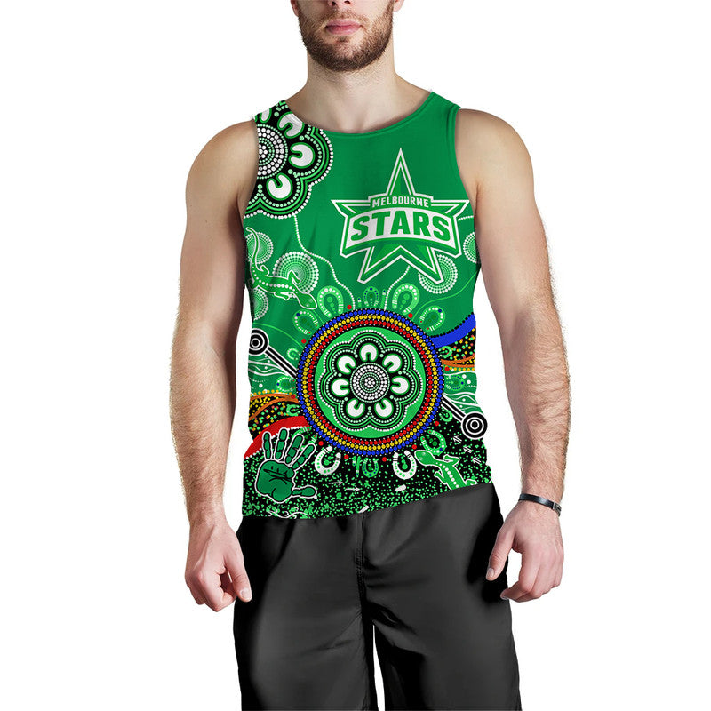 custom-personalised-melbourne-stars-men-tank-top-cricket-indigenous-aboriginal-lizard-version