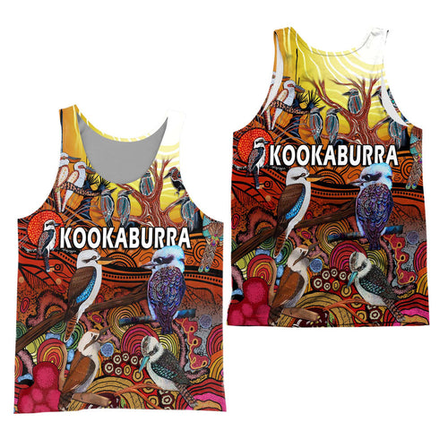 australia-kookaburra-dreaming-aboriginal-arty-style-men-tank-top