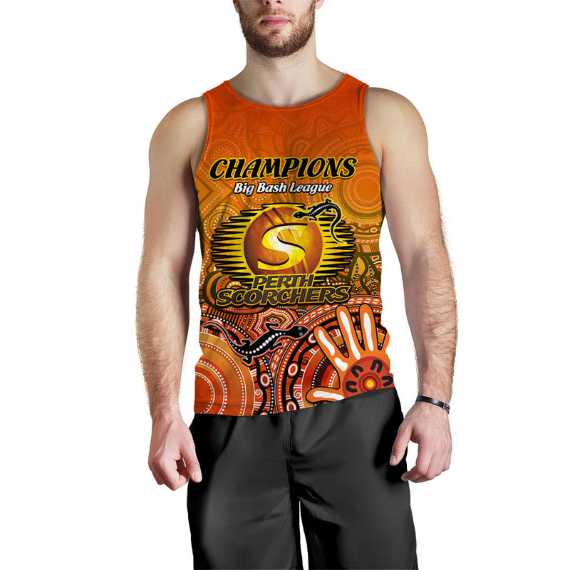 custom-personalised-perth-scorchers-champions-men-tank-top-lizard-indigenous-aboriginal