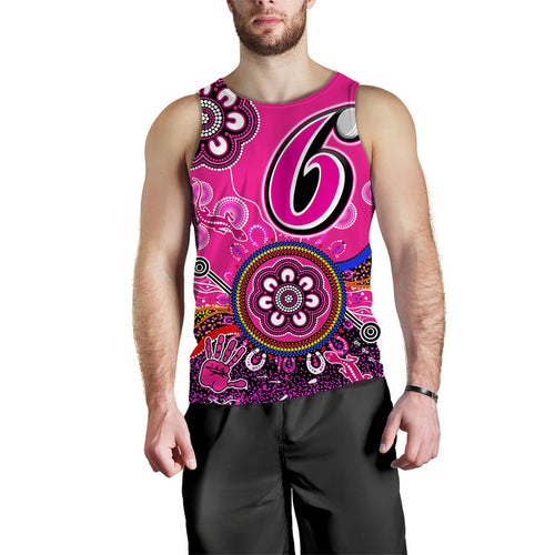 custom-personalised-sydney-sixers-men-tank-top-cricket-indigenous-aboriginal-lizard-version