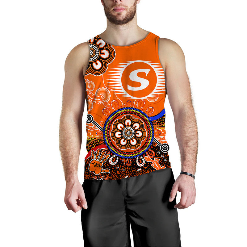 custom-personalised-perth-scorchers-men-tank-top-cricket-indigenous-aboriginal-lizard-version