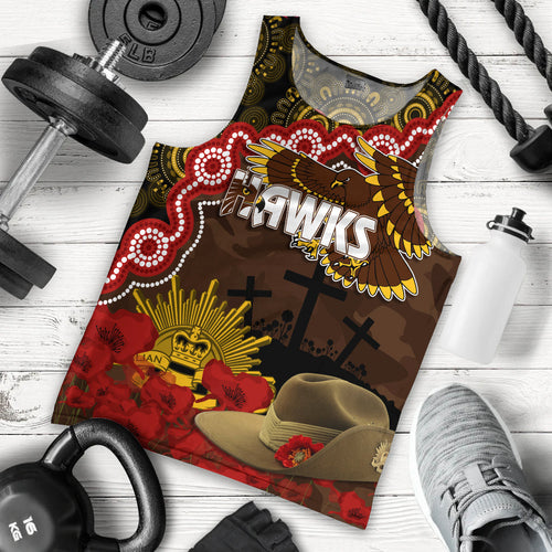 hawks-football-anzac-2023-men-tank-top-aboriginal-mix-slouch-hat