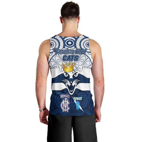 geelong-cats-indigenous-men-tank-top-football-2021-premiers-the-king