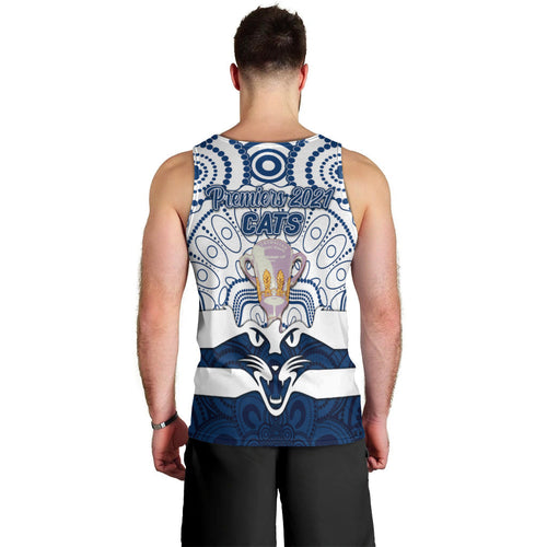 geelong-cats-indigenous-men-tank-top-football-2021-premiers-trophy