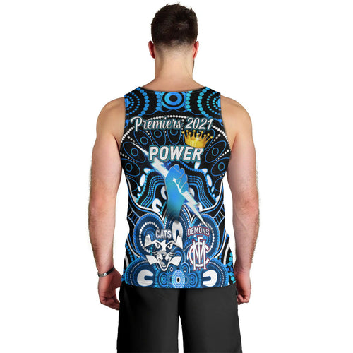port-adelaide-power-indigenous-men-tank-top-football-2021-premiers-the-king