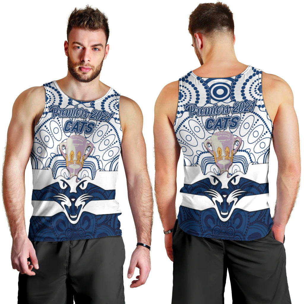 geelong-cats-indigenous-men-tank-top-football-2021-premiers-trophy